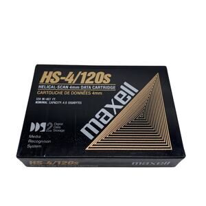 Maxell HS-4/120s Helical-Scan 4mm Data Cartridge New